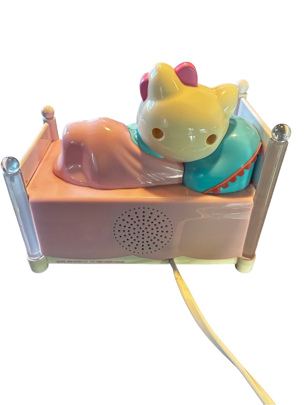 Sanrio Hello Kitty Sleeping Bed Alarm Clock Radio KT2052 Tested - Picture 4 of 6